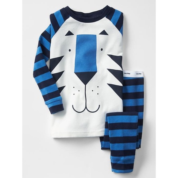 GAP Other - Baby Gap Pajamas NWT blue LION face zoo circus pj